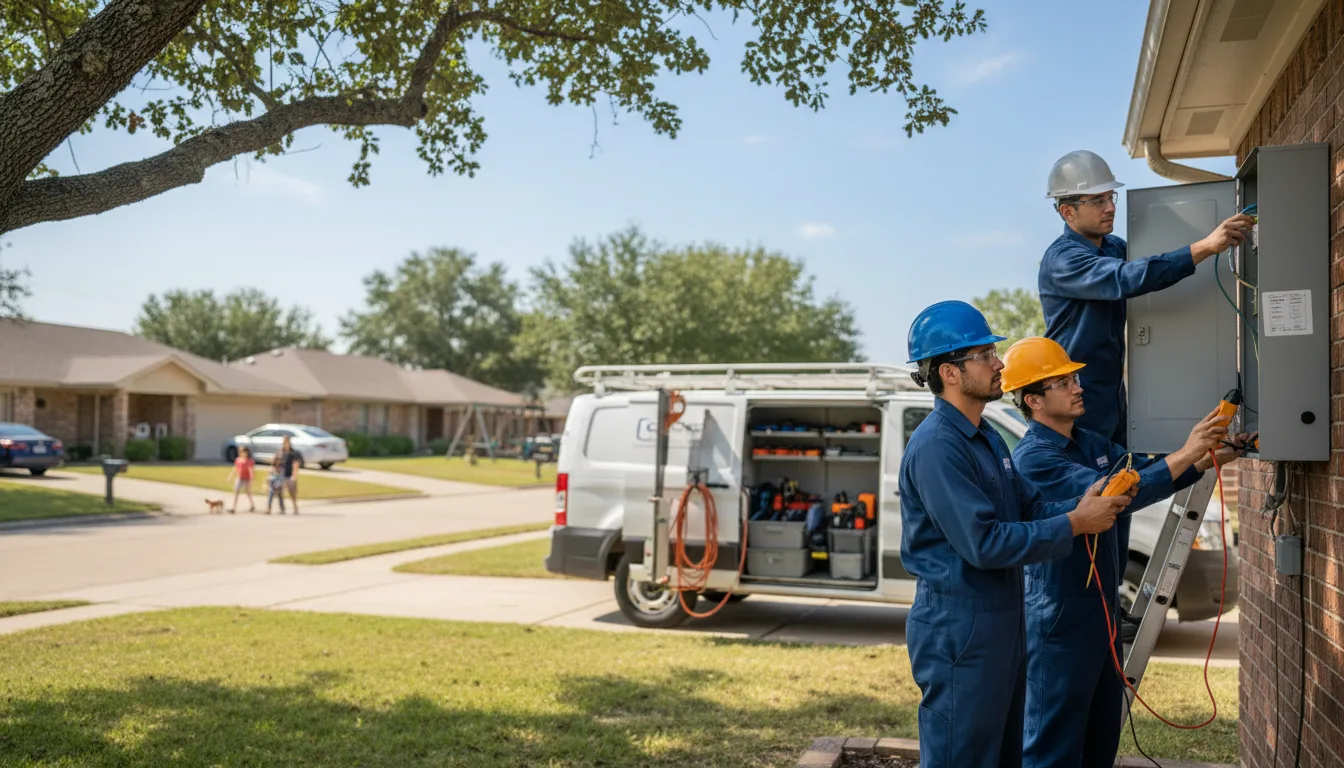 Certified electrician providing emergency electrical services in Holly Bluff, MS